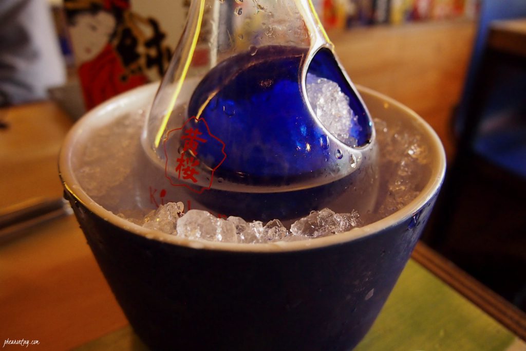sake ice bottle