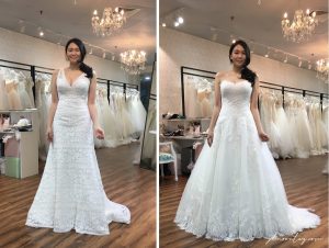 Blessed Brides lace gowns